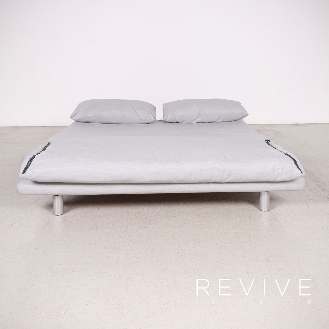 ligne roset Multy Designer Stoff Sofa Grau Zweisitzer Couch Funktion #7985