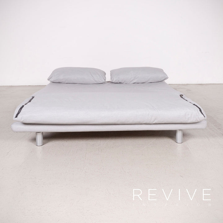 ligne roset Multy Designer Stoff Sofa Grau Zweisitzer Couch Funktion #7985