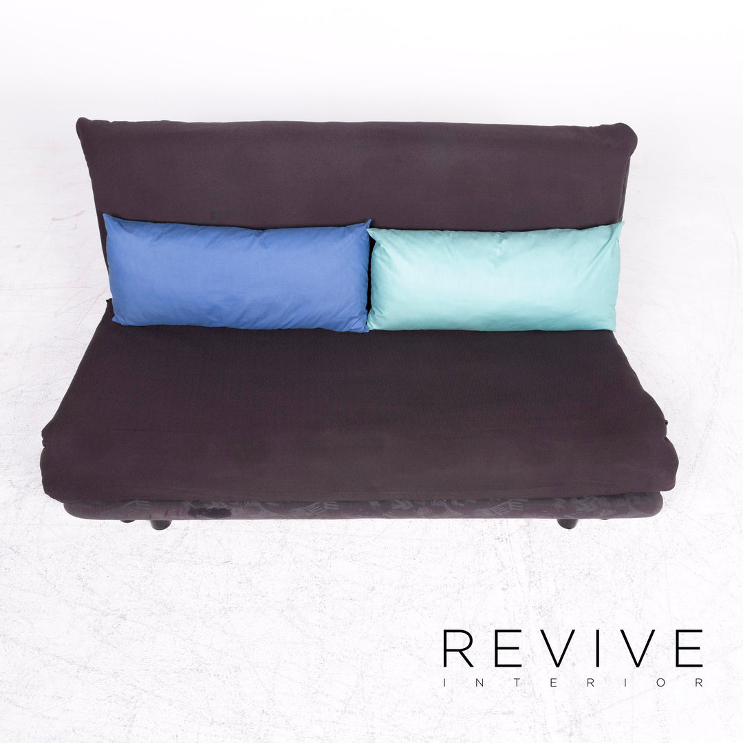 ligne roset Multy Designer Stoff Sofa Grau Dreisitzer Couch Funktion Schlafcouch Schlafsofa #8670