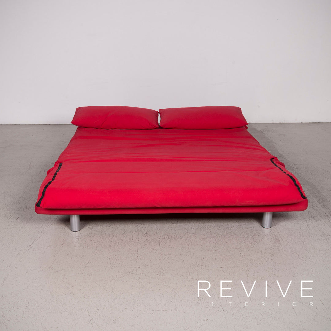 ligne roset Multy Designer Stoff Sofa Rot Zweisitzer Couch #8132