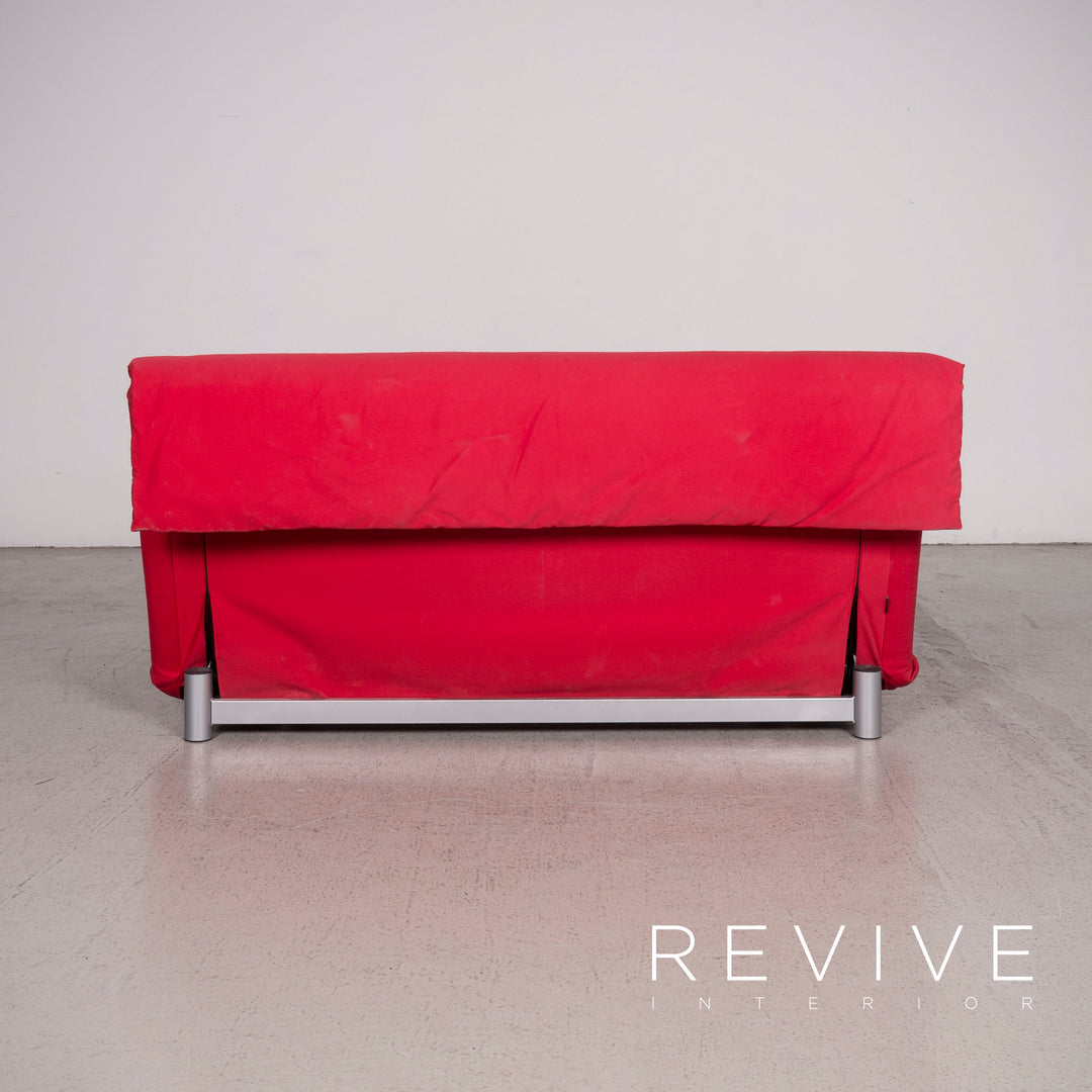 ligne roset Multy Designer Stoff Sofa Rot Zweisitzer Couch #8132