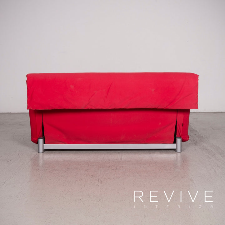 ligne roset Multy Designer Stoff Sofa Rot Zweisitzer Couch #8132