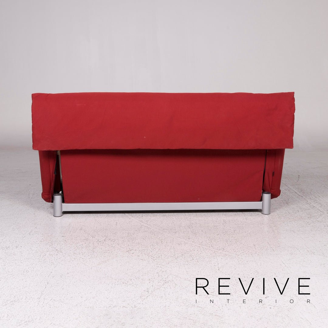 ligne roset Multy Designer Stoff Sofa Rot Dreisitzer inkl. Schlafsofa Funktion #10083