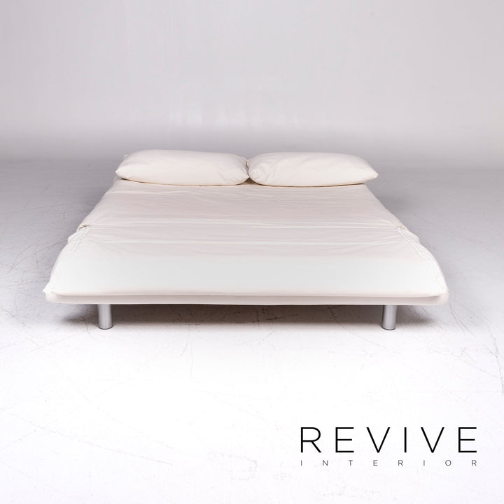 Ligne roset Canapé design Multy en tissu blanc canapé-lit trois places #9180