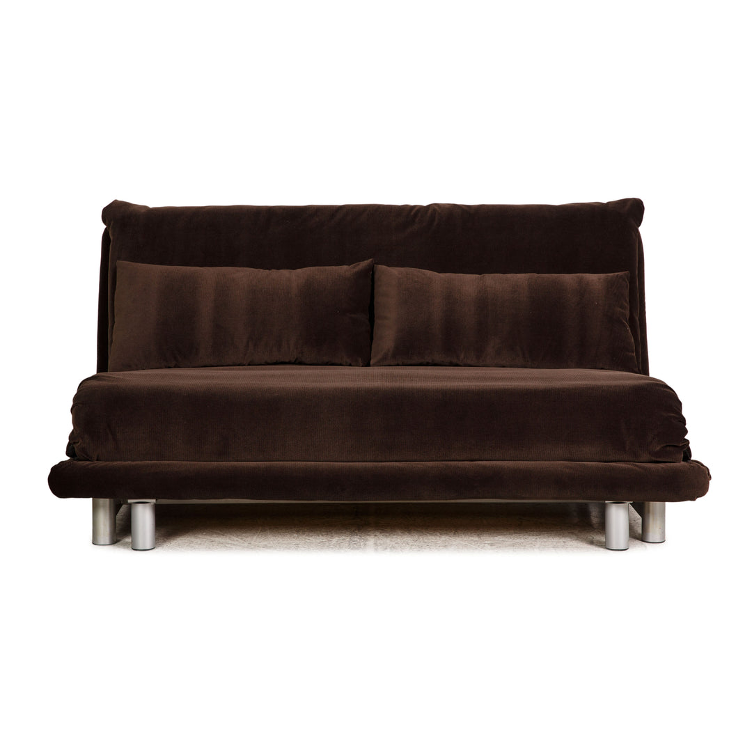 Ligne Roset Multy Dreisitzer Braun Schlafsofa Couch Stoff