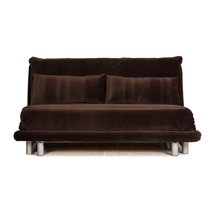 Ligne Roset Multy Dreisitzer Braun Schlafsofa Couch Stoff