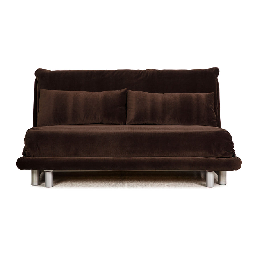 Ligne Roset Multy Dreisitzer Braun Schlafsofa Couch Stoff