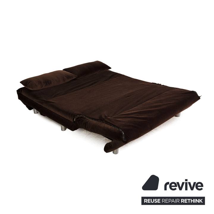 Ligne Roset Multy Dreisitzer Braun Schlafsofa Couch Stoff