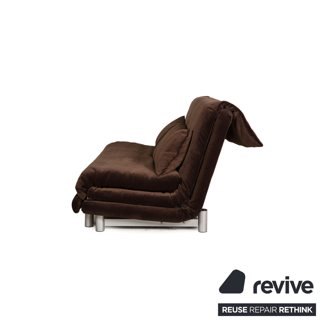 Ligne Roset Multy Dreisitzer Braun Schlafsofa Couch Stoff