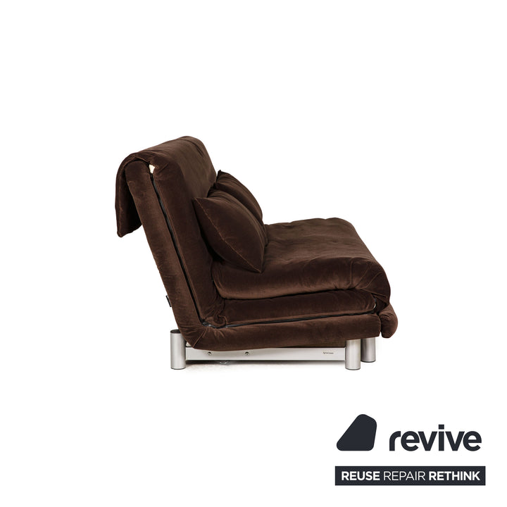 Ligne Roset Multy Dreisitzer Braun Schlafsofa Couch Stoff