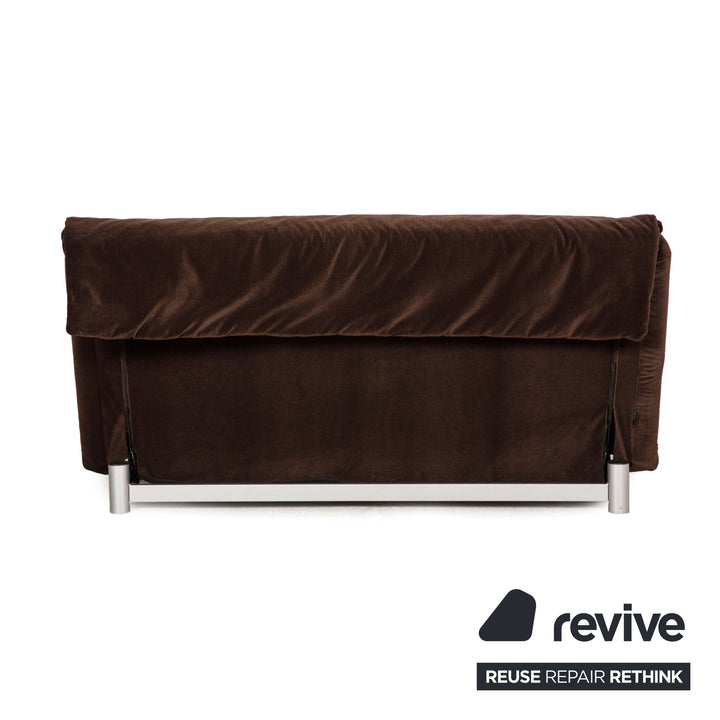 Ligne Roset Multy Dreisitzer Braun Schlafsofa Couch Stoff