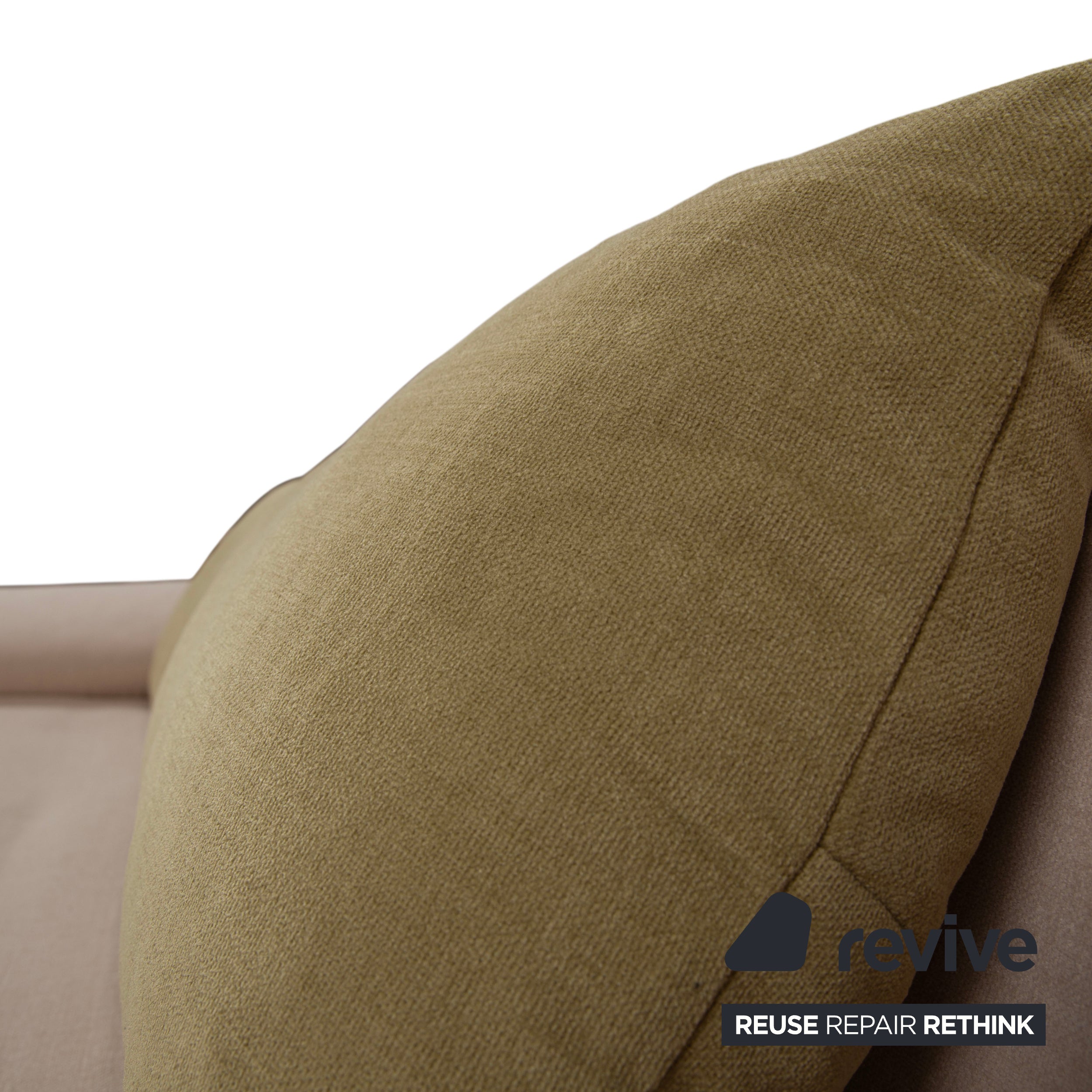 Ligne Roset Multy 3-personers creme sofa, manuel udtræksfunktion, sovesofa, nypolstret med MALOU 110 inkl. armlæn