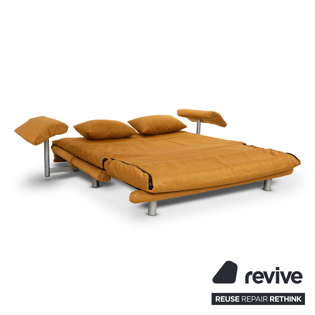 ligne roset Multy Dreisitzer Gelb Gold inkl. Armlehnen Schlafsofa Sofa Couch