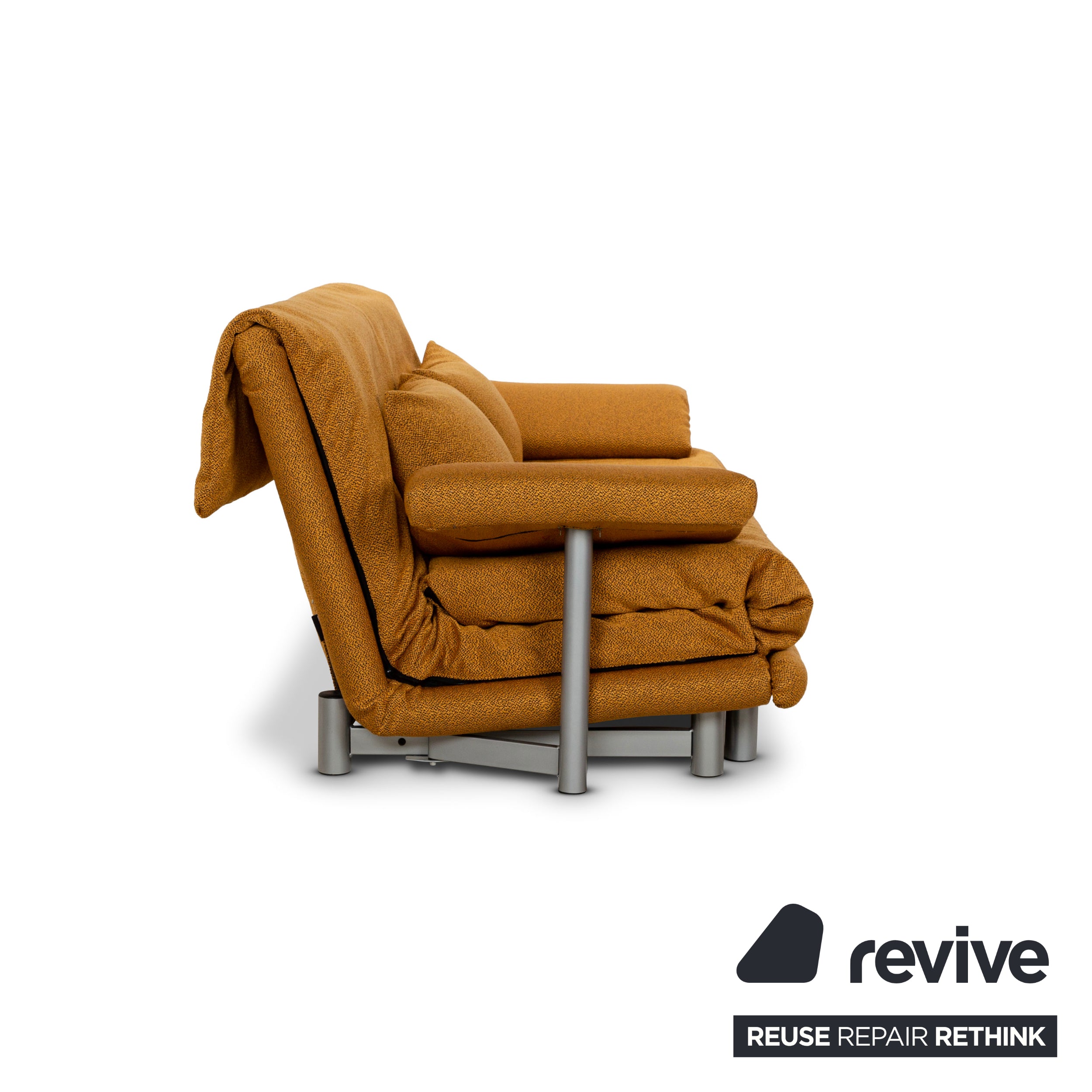 ligne roset Multy Three-seater Sofa Yellow Gold incl. Armrests Sofa Bed Couch