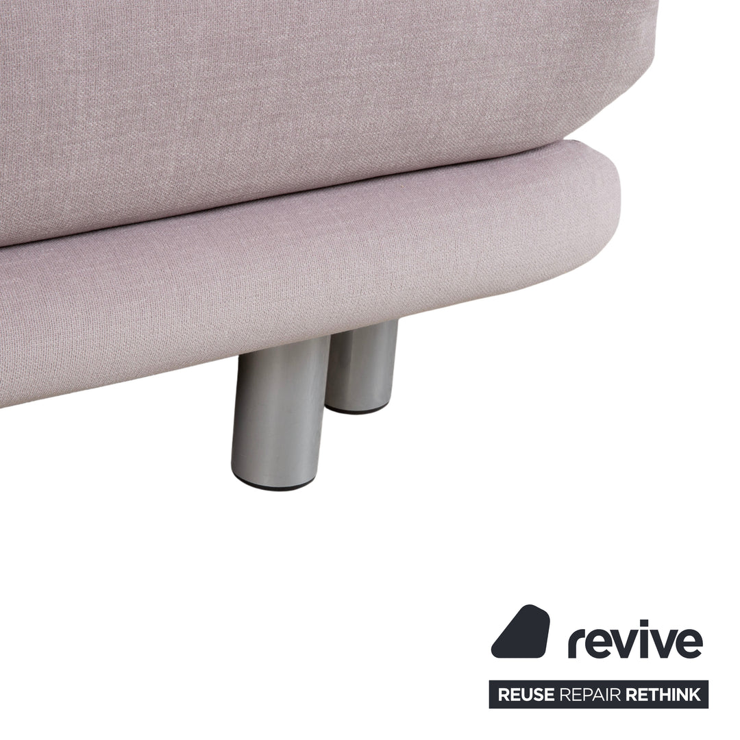 Ligne Roset Multy Tissu Canapé 3 places Gris fonction manuelle Canapé-lit Nouvelle housse MALOU 115