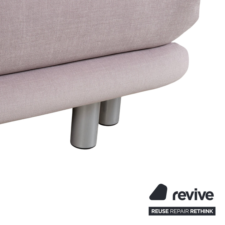 Ligne Roset Multy Stoff Dreisitzer Sofa Couch Grau manuelle Funktion Schlafsofa Neubezug MALOU 115