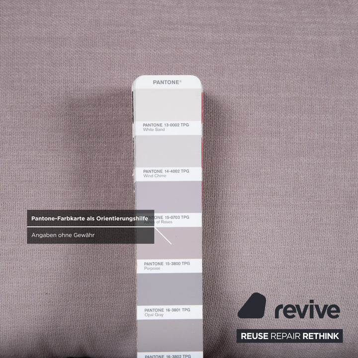Ligne Roset Multy Tissu Canapé 3 places Gris fonction manuelle Canapé-lit Nouvelle housse MALOU 115