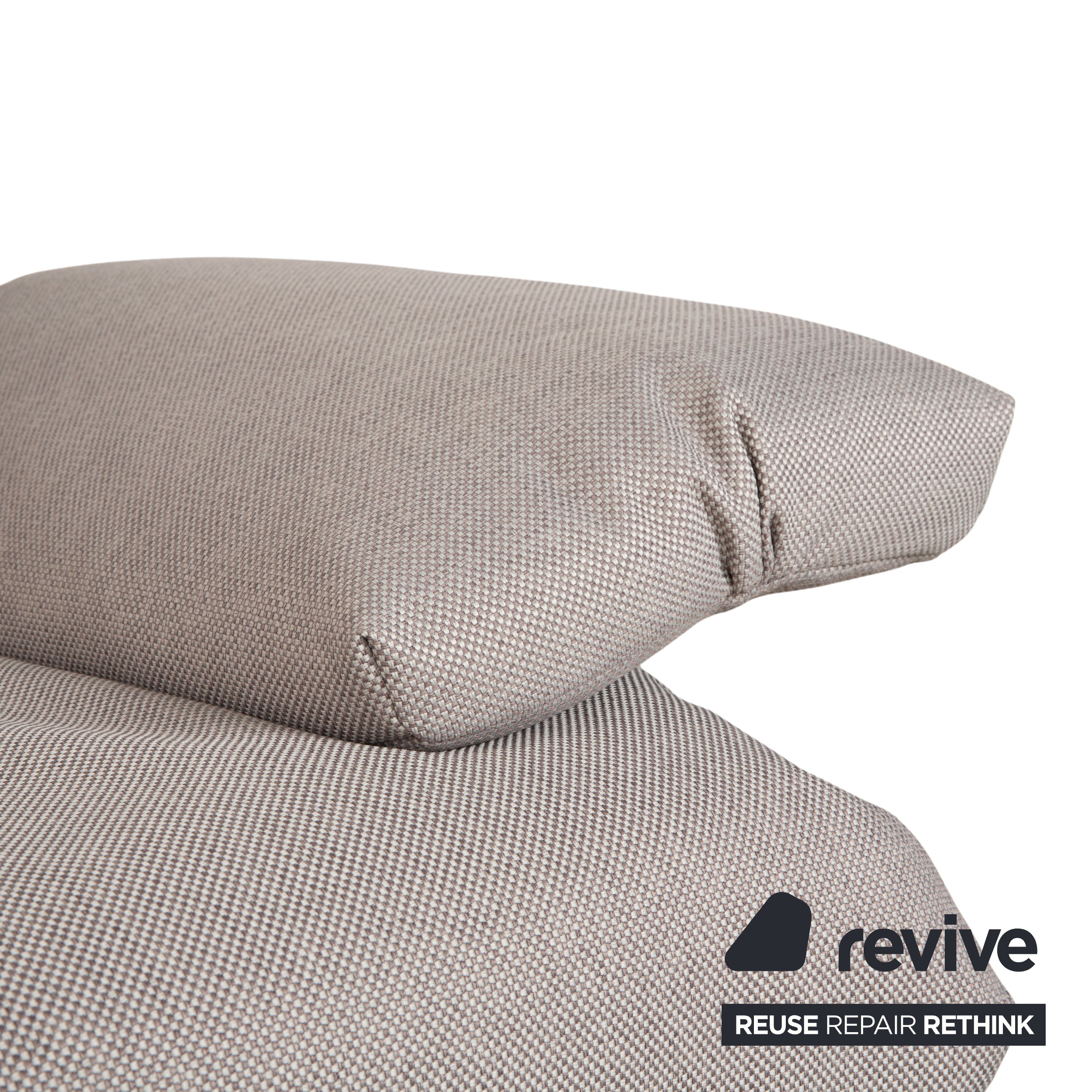 Ligne Roset Multy Dreisitzer Grau manuelle Schlaffunktion inkl. Armlehnen Sofa Couch Neubezug