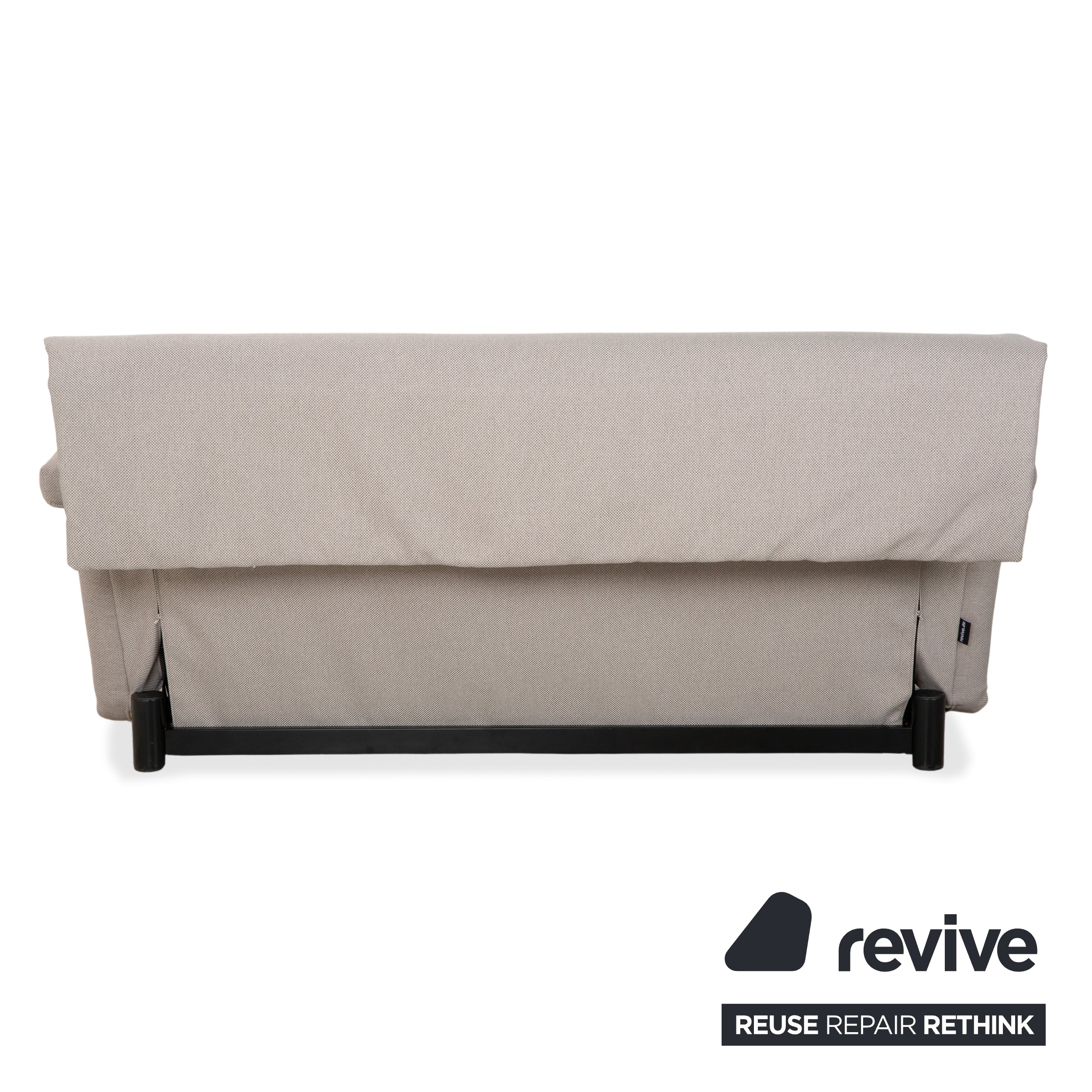 Ligne Roset Multy Dreisitzer Grau manuelle Schlaffunktion inkl. Armlehnen Sofa Couch Neubezug