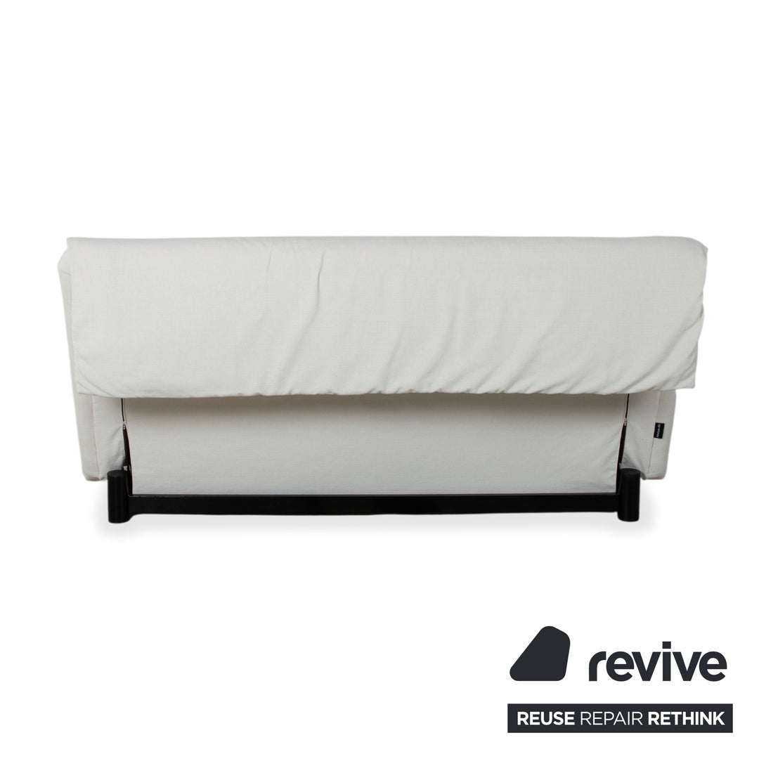 Canapé convertible trois places gris en tissu Ligne Roset Multy