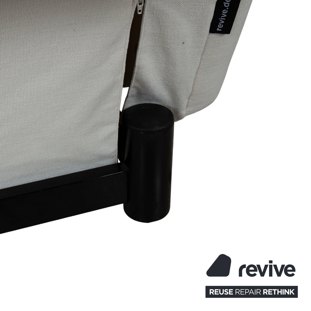 Canapé convertible trois places gris en tissu Ligne Roset Multy