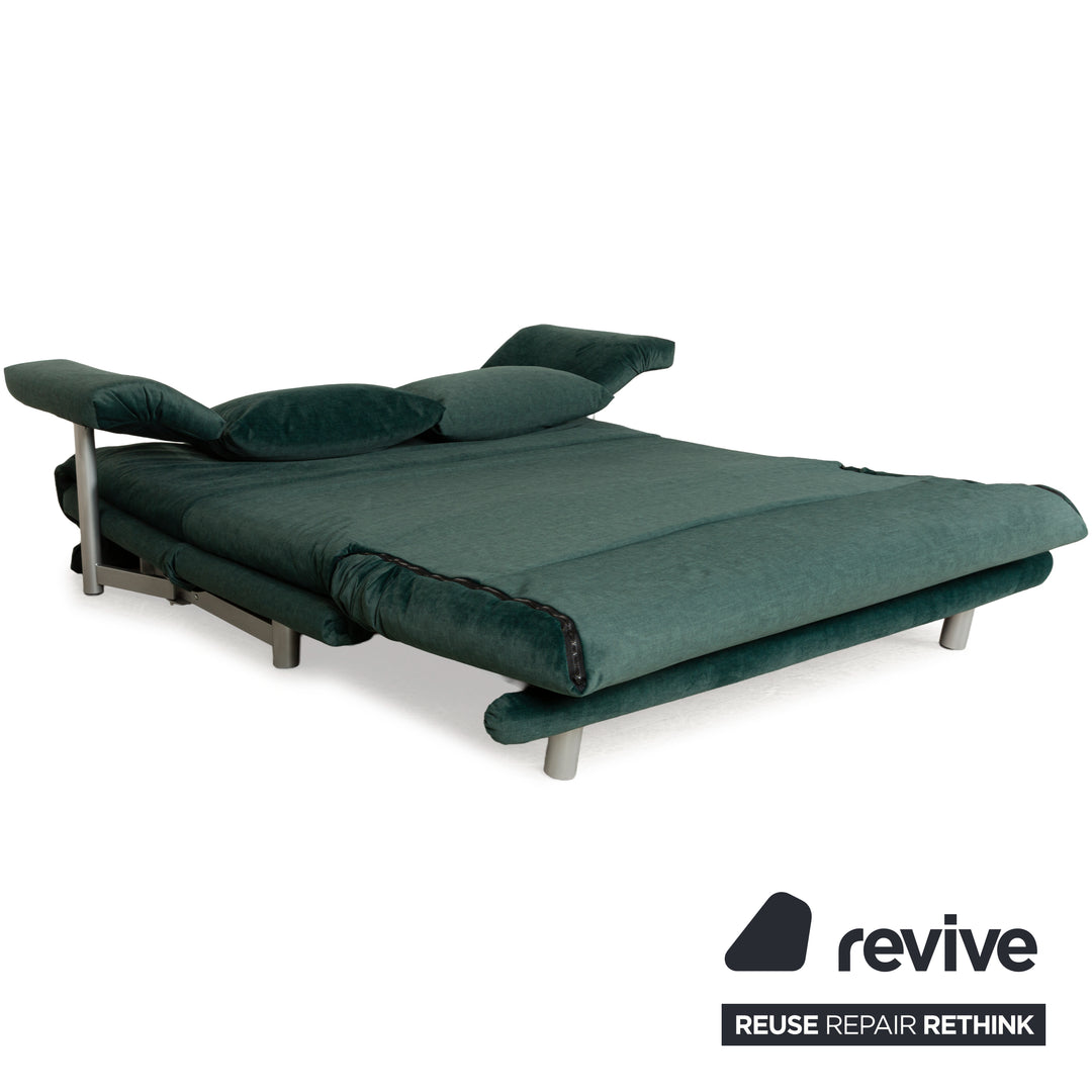 Ligne Roset Multy three-seater green incl. armrests sofa bed couch new cover
