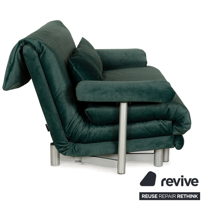 Ligne Roset Multy three-seater green incl. armrests sofa bed couch new cover