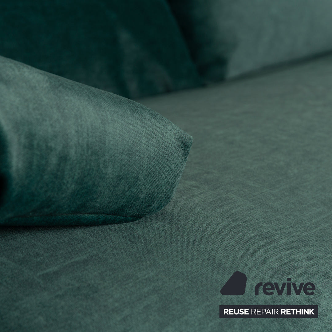 Ligne Roset Multy Dreisitzer Grün inkl. Armlehnen Schlafsofa Sofa Couch Neubezug