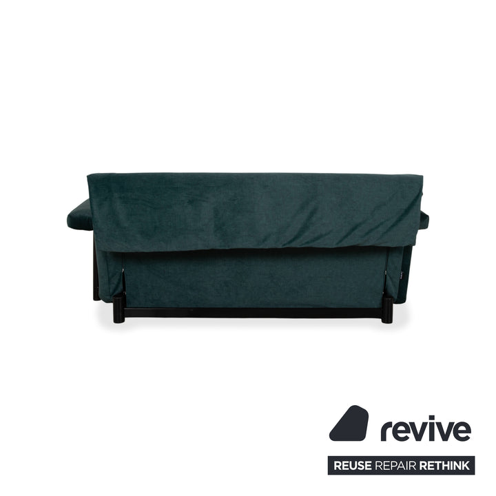 Ligne Roset Multy Dreisitzer Grün inkl. Armlehnen Schlafsofa Sofa Couch Neubezug Gestell Schwarz