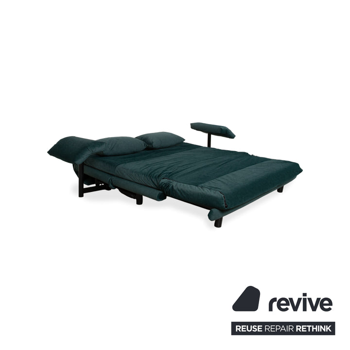 Ligne Roset Multy Dreisitzer Grün inkl. Armlehnen Schlafsofa Sofa Couch Neubezug Gestell Schwarz