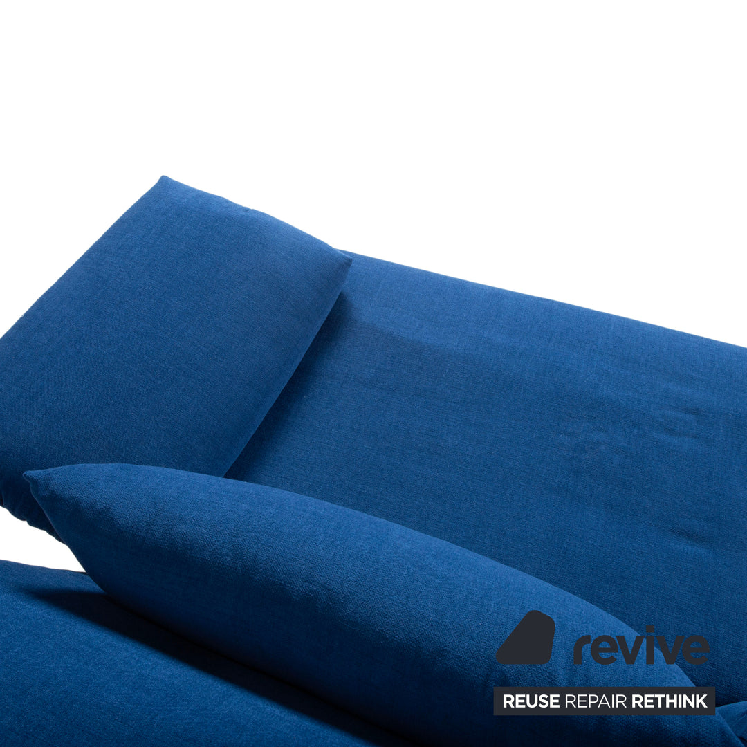 Ligne Roset Multy Trois places Tissu Bleu Aqua Nouvelle housse MALOU 167 fonction manuelle fonction couchage