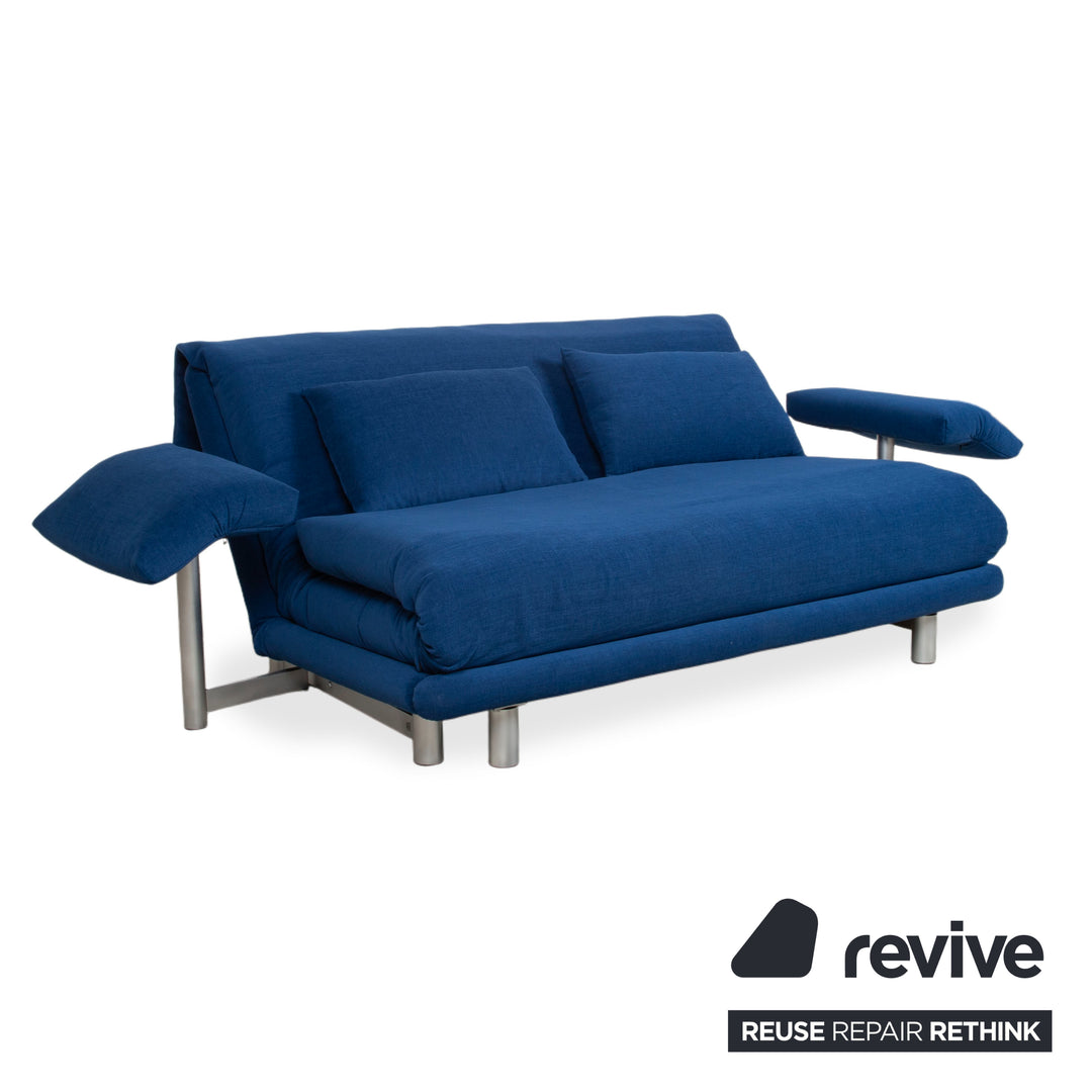 Ligne Roset Multy Trois places Tissu Bleu Aqua Nouvelle housse MALOU 167 fonction manuelle fonction couchage