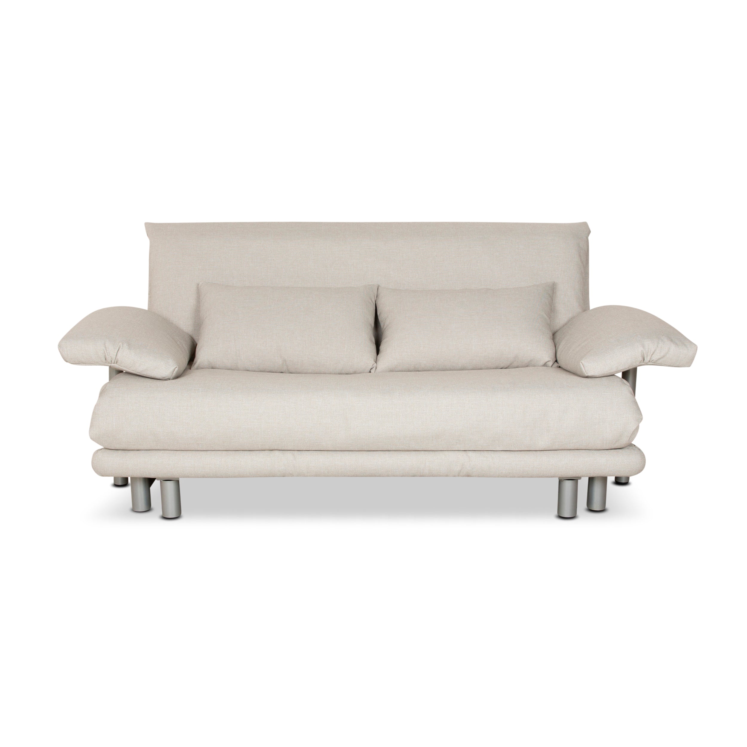 Ligne Roset Canapé Lit Trois Places Multy Gris Beige Canapé Canapé Fonction Sommeil Manuel