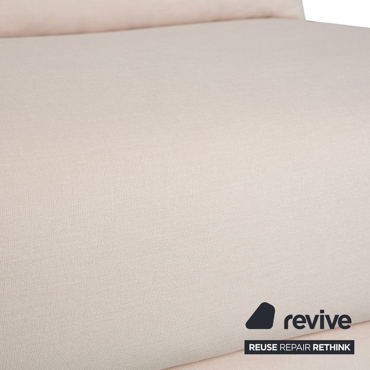 Ligne Roset Multy three-seater fabric beige manual sleeper function sofa couch reupholstery