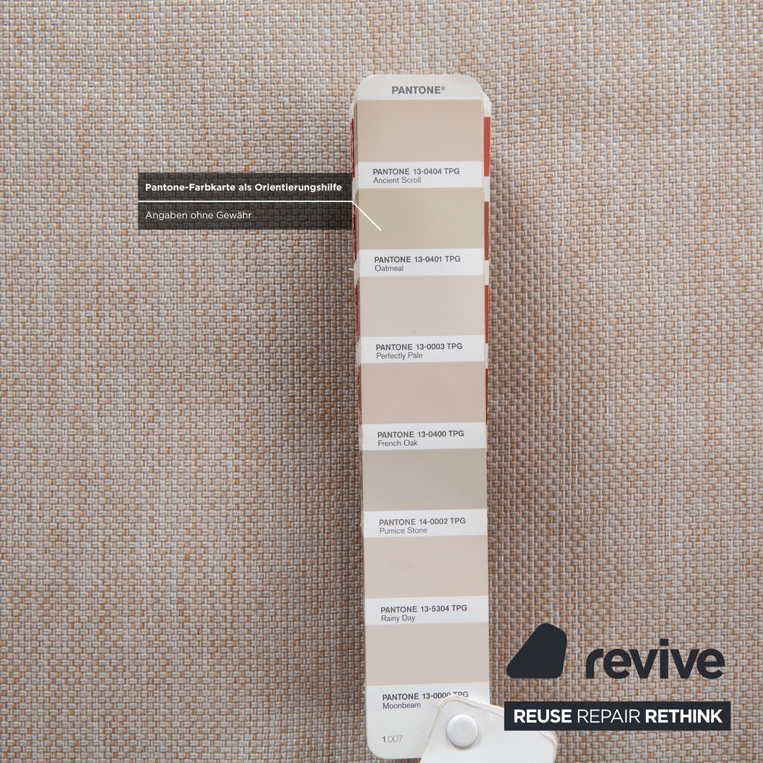 Réfection du canapé-lit manuel trois places Ligne Roset Multy en tissu beige