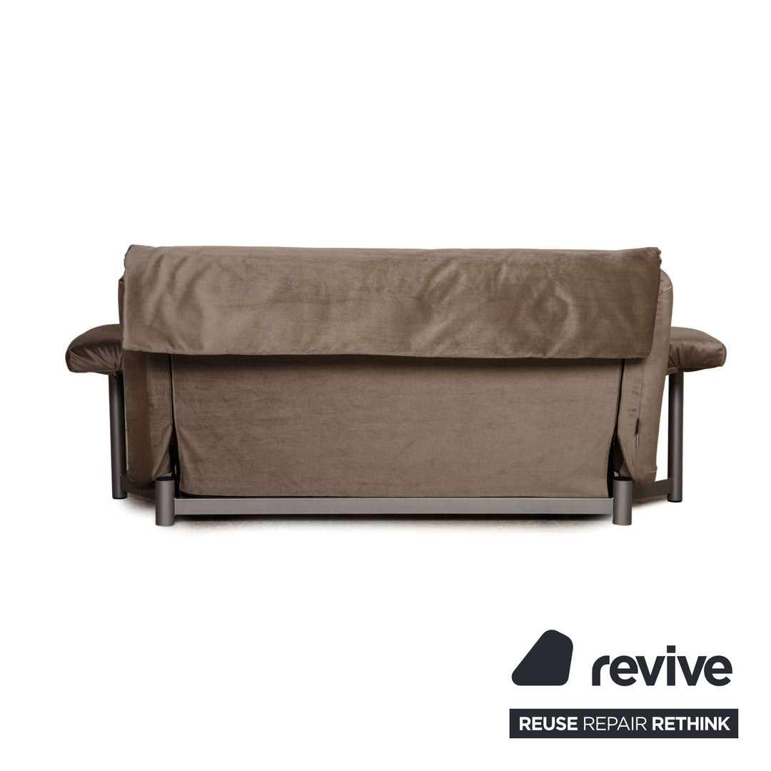 ligne roset Multy Dreisitzer Stoff Grau Funktion Schlafsofa Schlaffunktion Neubezug