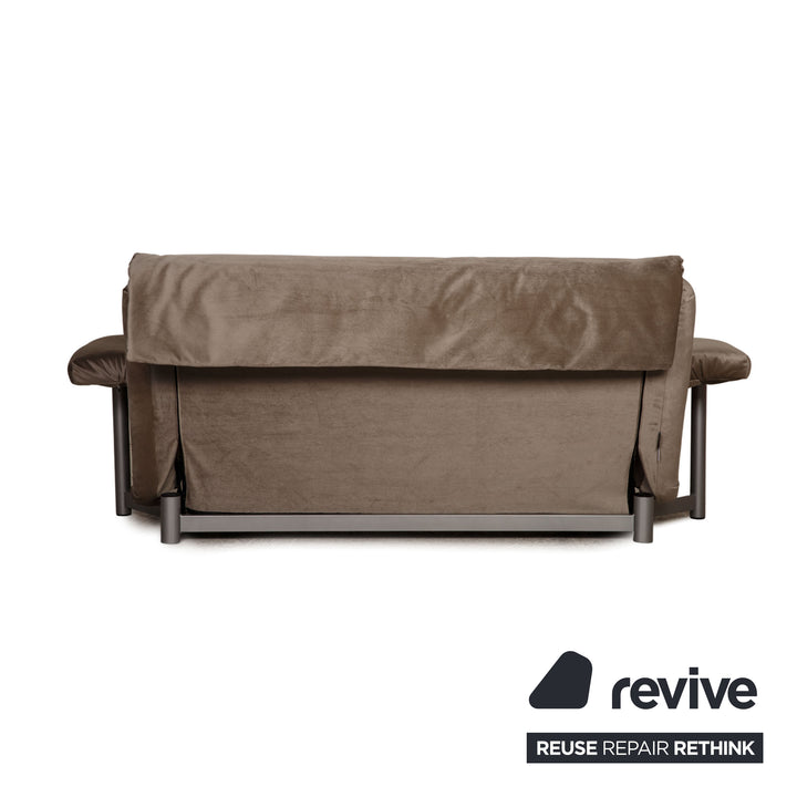 ligne roset Multy Dreisitzer Stoff Grau Funktion Schlafsofa Schlaffunktion Neubezug