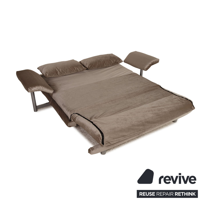 ligne roset Multy Dreisitzer Stoff Grau Funktion Schlafsofa Schlaffunktion Neubezug
