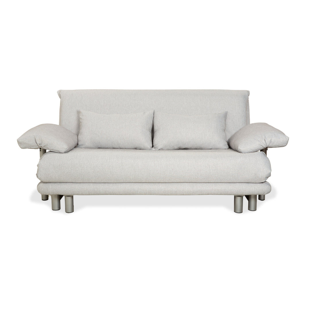 Réfection du canapé-lit manuel trois places Ligne Roset Multy en tissu gris