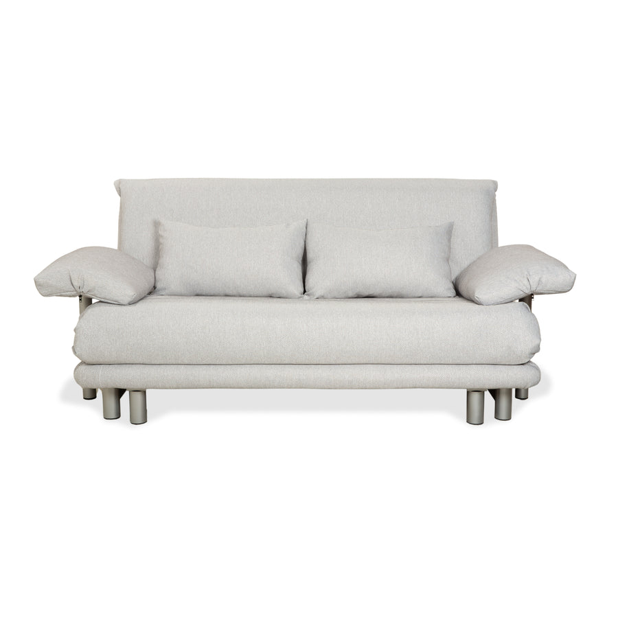 Réfection du canapé-lit manuel trois places Ligne Roset Multy en tissu gris