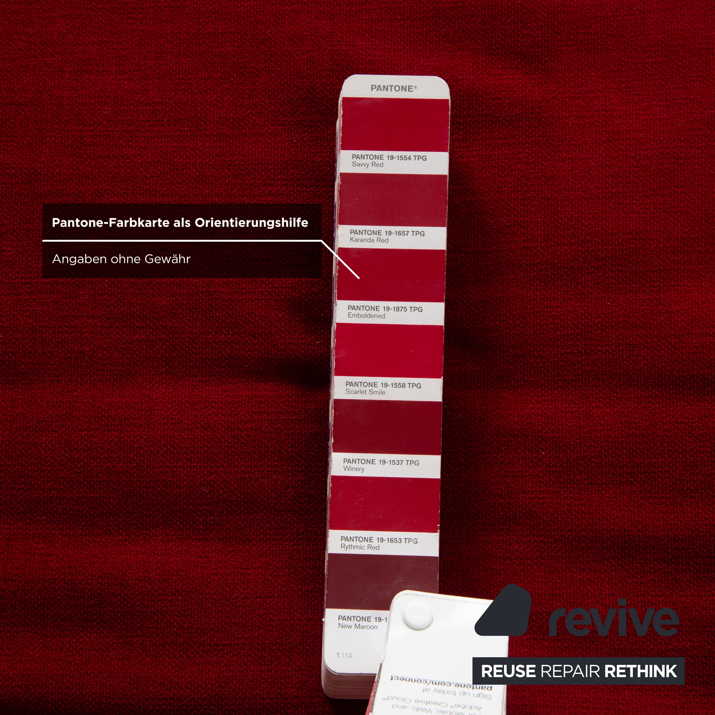 Ligne Roset Multy Dreisitzer Stoff Rot manuelle Schlaffunktion Sofa Couch Neubezug