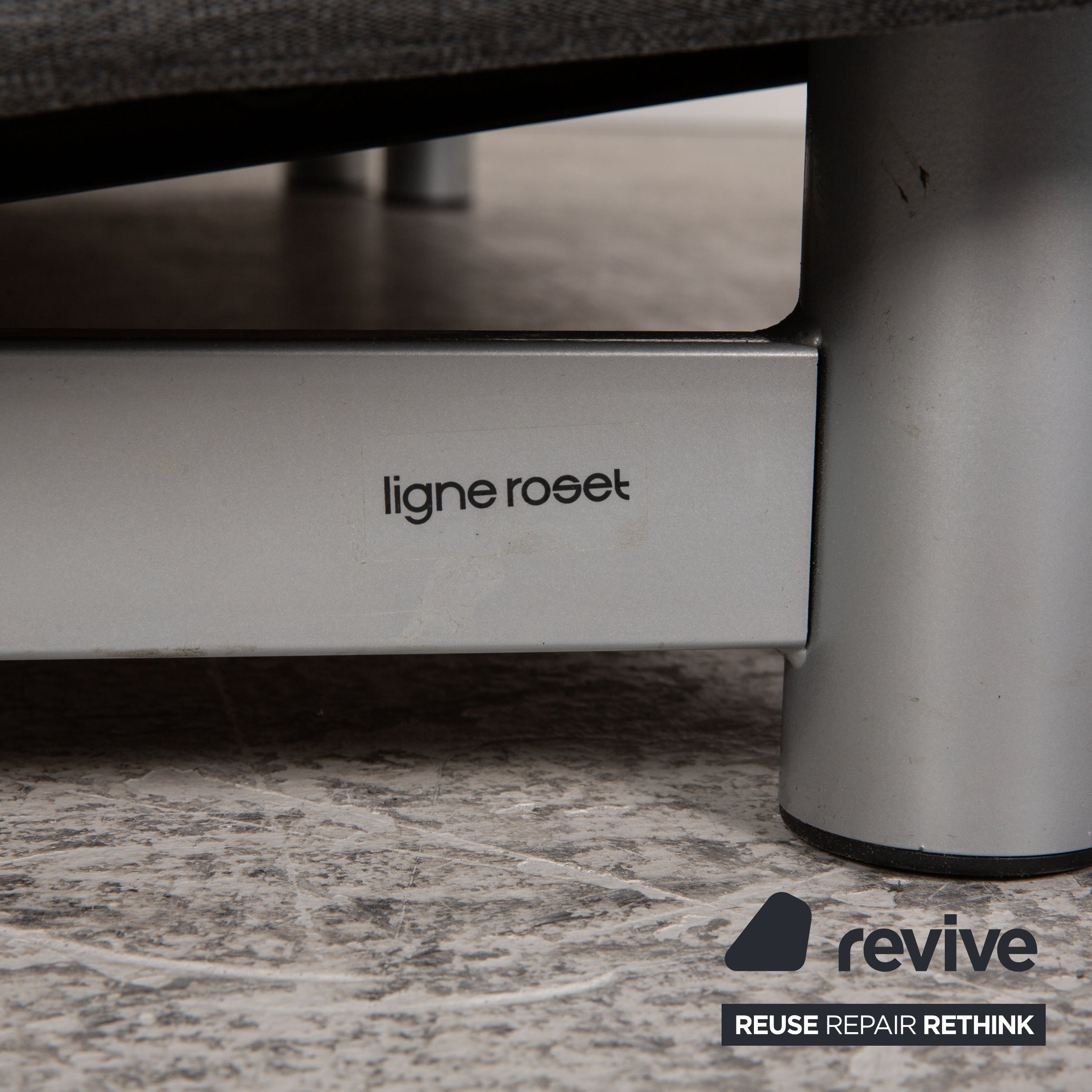 Ligne Roset Canapé 3 Places Multy En Tissu Gris Canapé Lit Fonction Canapé Sellerie Neuf