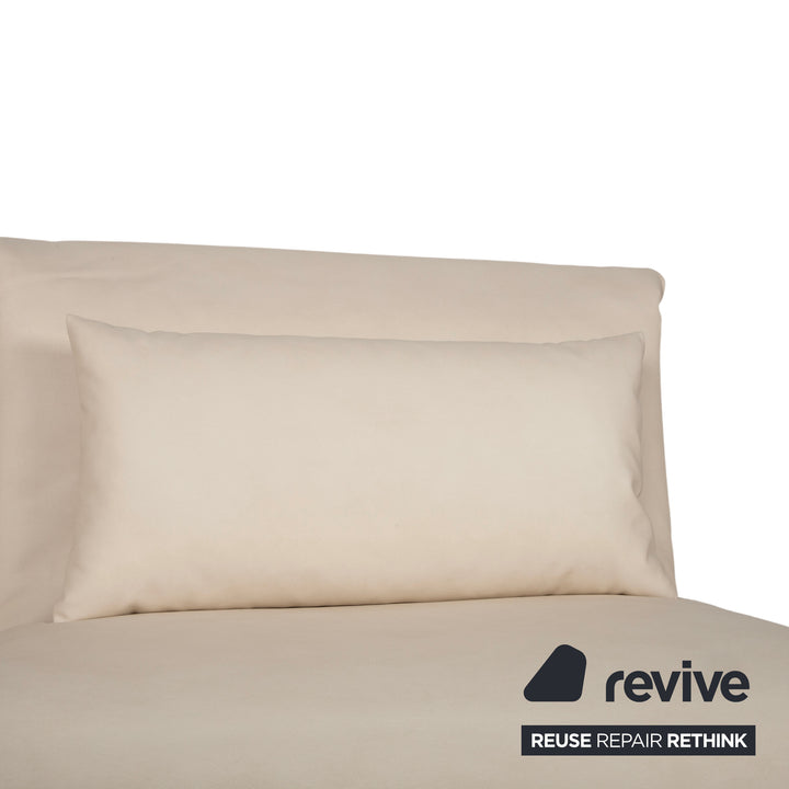 Ligne Roset Multy Sessel Creme Beige Neubezug veganes Leder GAVIN 100 manuelle Funktion Schlaffunktion