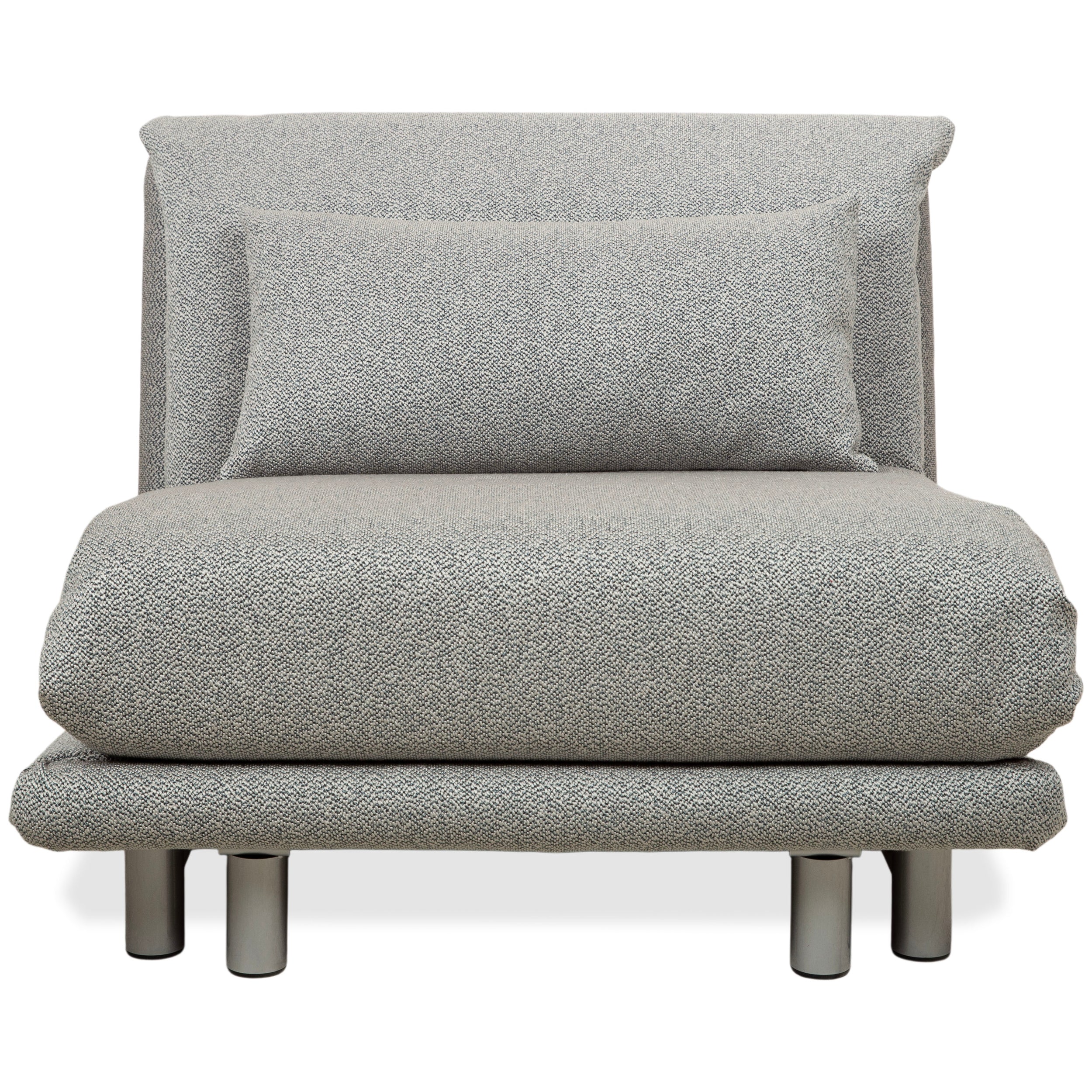 Ligne Roset Multy Sessel Grau manuelle Schlaffunktion Neubezug GLOW 502