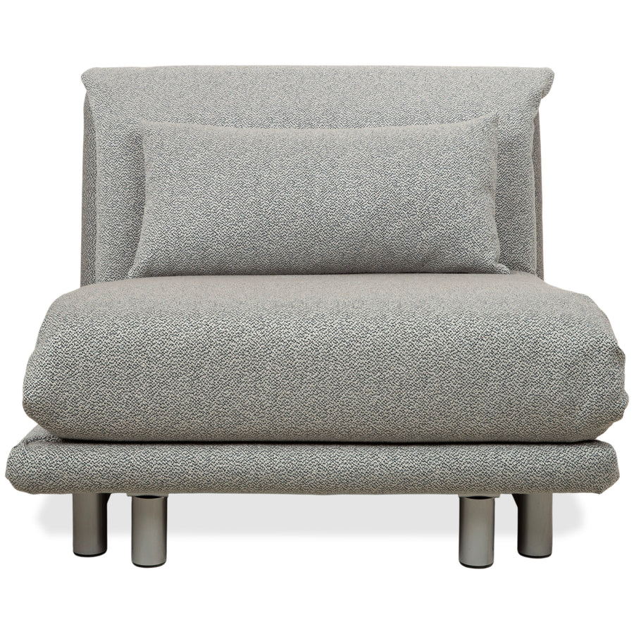 Ligne Roset Multy Sessel Grau manuelle Schlaffunktion Neubezug GLOW 502