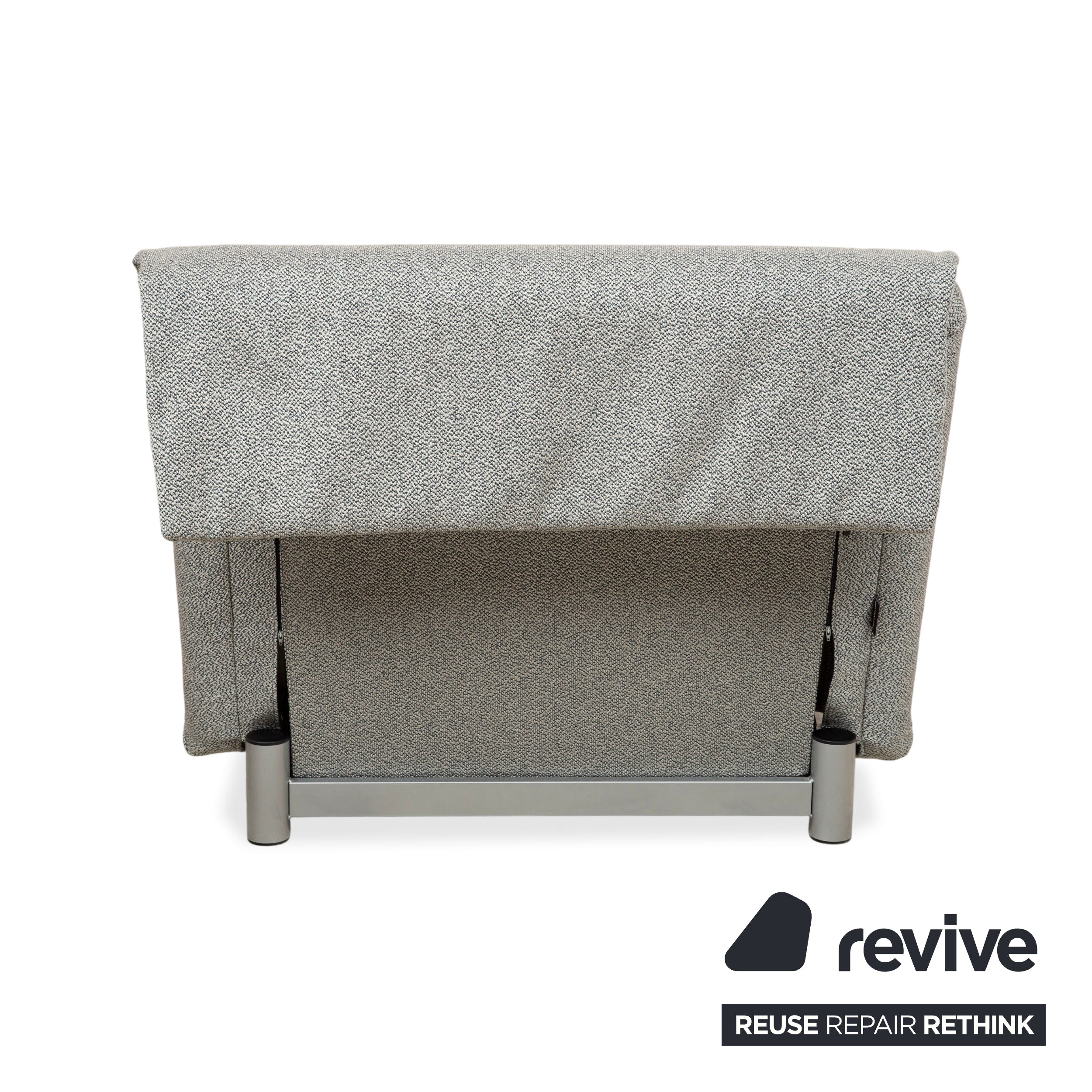 Ligne Roset Multy Sessel Grau manuelle Schlaffunktion Neubezug GLOW 502