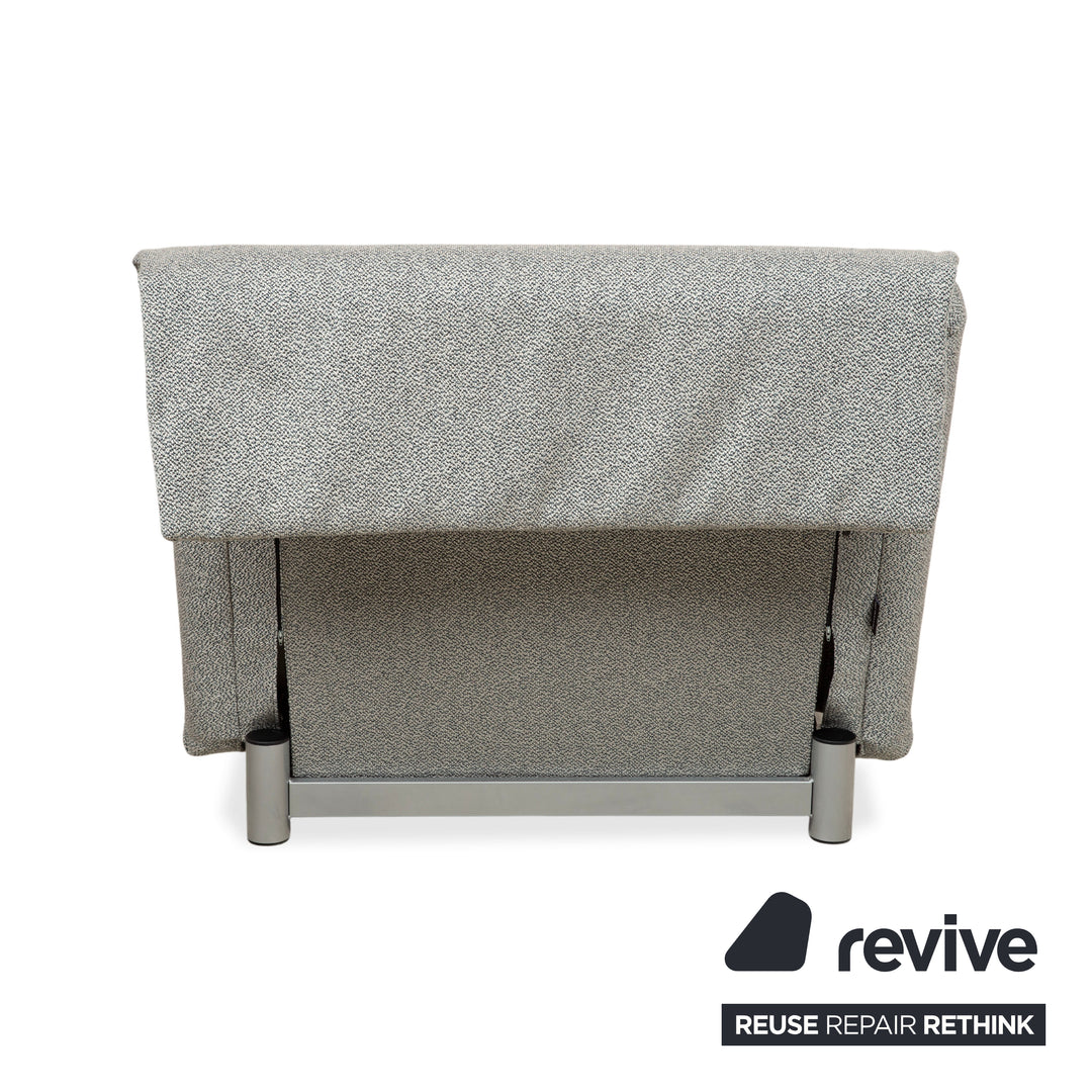 Ligne Roset Multy Sessel Grau manuelle Schlaffunktion Neubezug GLOW 502