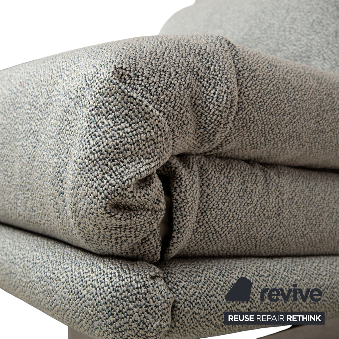 Ligne Roset Multy Sessel Grau manuelle Schlaffunktion Neubezug GLOW 502
