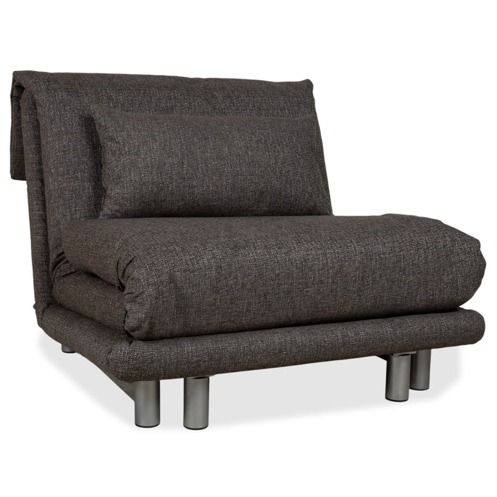 Ligne Roset Multy Sessel Stoff Grau Neubezug ALESSIO 131 manuelle Funktion