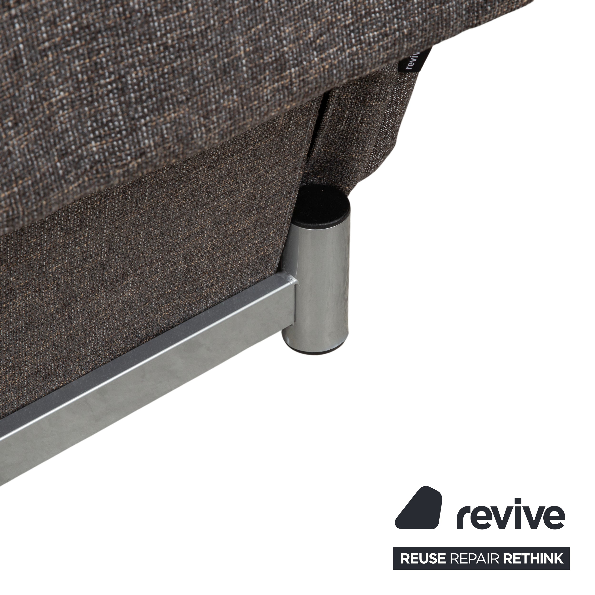 Ligne Roset Multy Sessel Stoff Grau Neubezug ALESSIO 131 manuelle Funktion